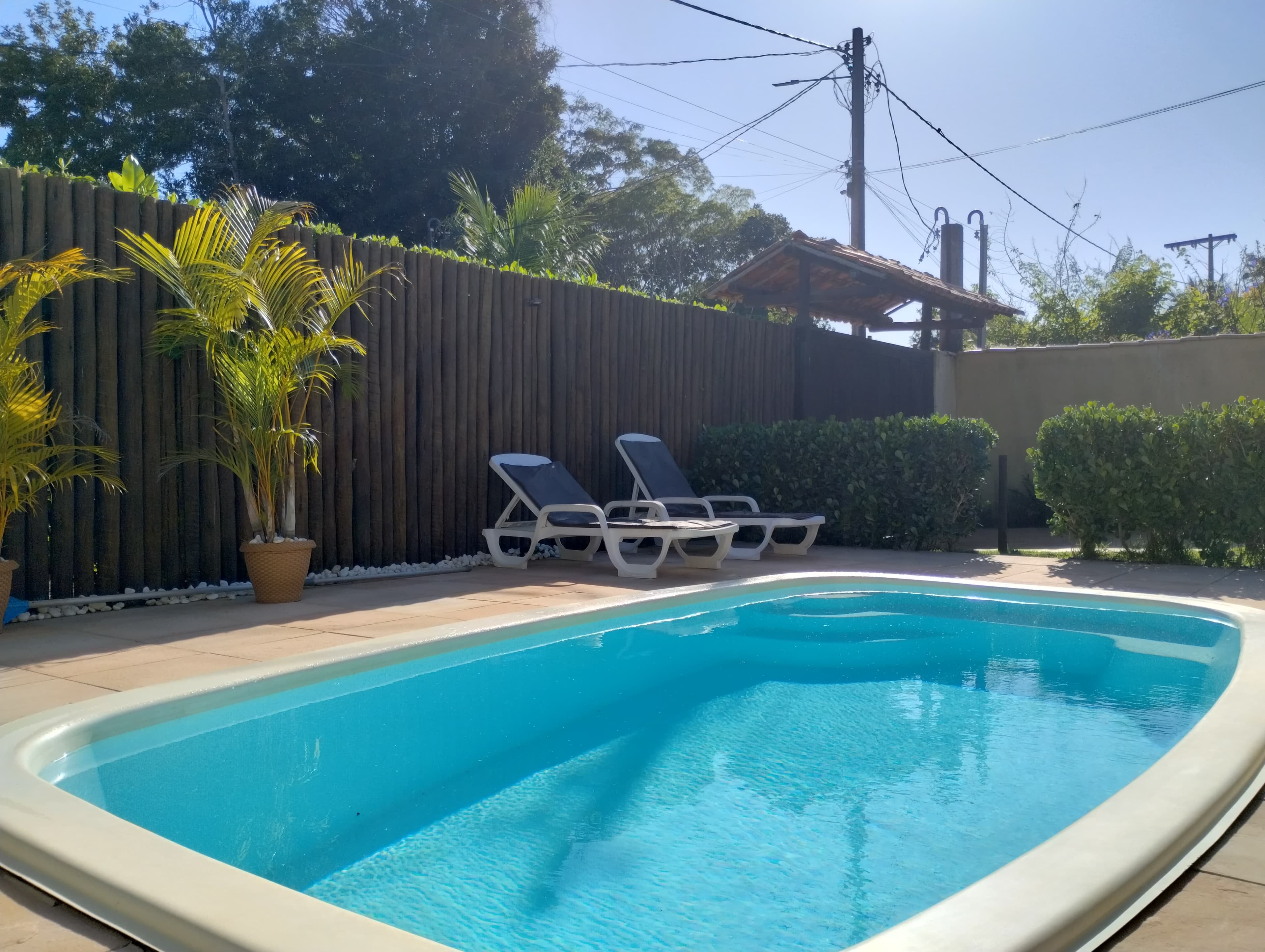Lodge swimming pool view